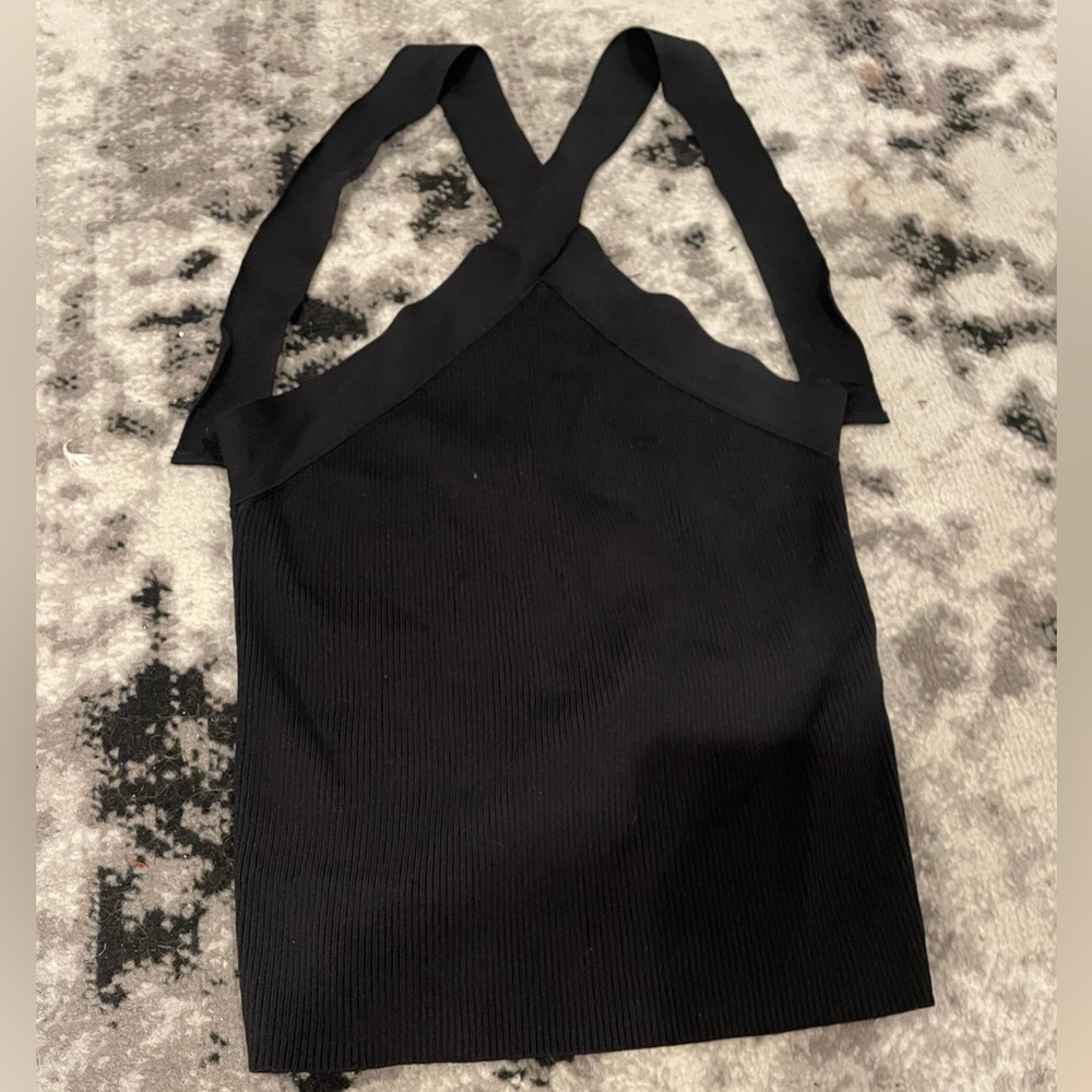 Zara Black Strappy Halter Top - Never Worn